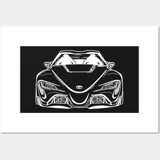 Toyota Supra A90 Posters and Art